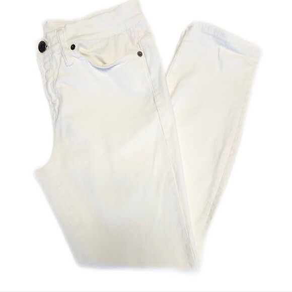 J. Crew Toothpick jeans, off-white, 83% cotton, great used condition,  size 30 - Picture 1 of 13